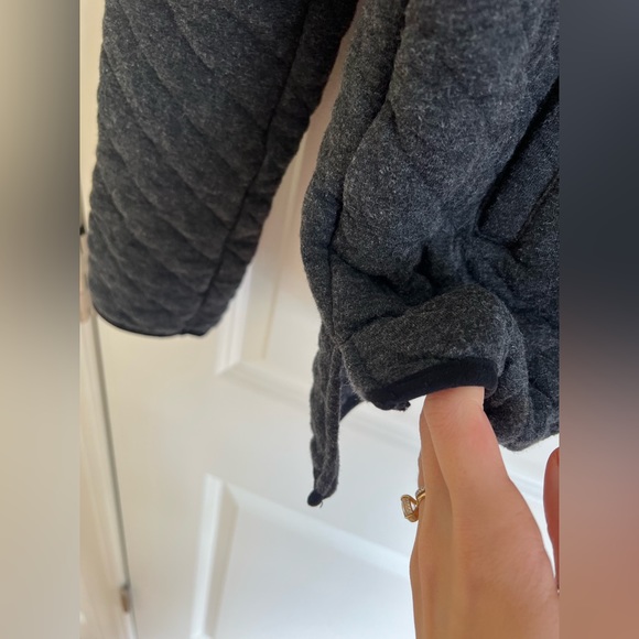 Womens quilted quarter button jacket - Picture 5 of 8